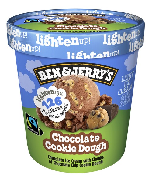 B&J Lighten Up Chocolate Cookie Dough Unilever Food Solutions